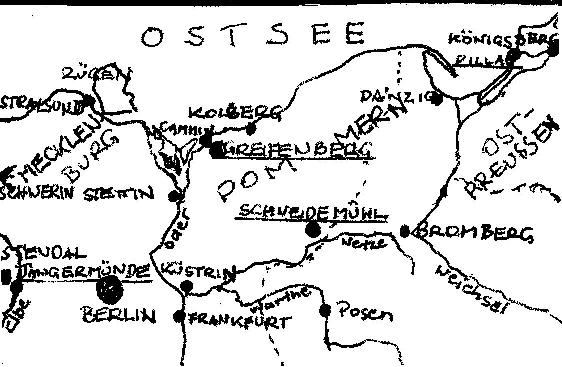 Karte Ostpreußen